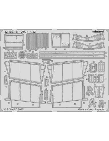 [NO_DESC] Bf 109K-4 for Kotare, 1/32 - Eduard Accessories BIG33169
