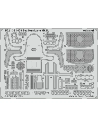 Sea Hurricane Mk.Iic for Revell, 1/32 - Eduard Accessories BIG33171