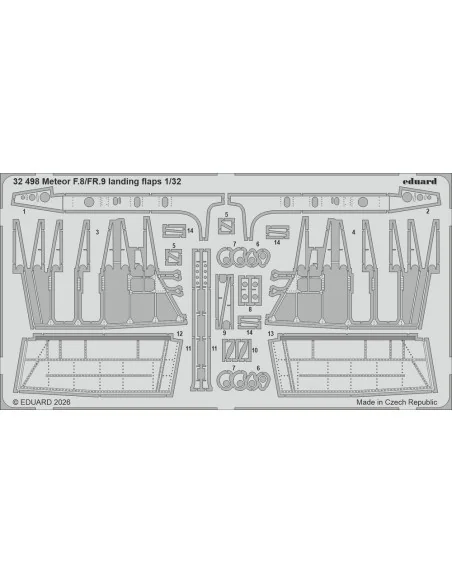 Meteor F.8 1/32 for Revell, 1/32 - Eduard Accessories BIG33173