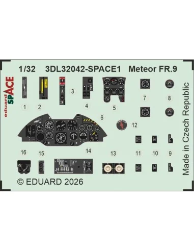 Meteor FR.9 1/32 for Revell, 1/32 - Eduard Accessories BIG33174