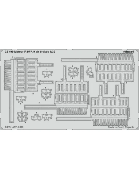 [NO_DESC] Meteor FR.9 1/32 for Revell, 1/32 - Eduard Accessories BI...