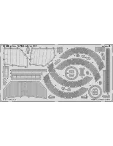 Meteor FR.9 1/32 for Revell, 1/32 - Eduard Accessories BIG33174