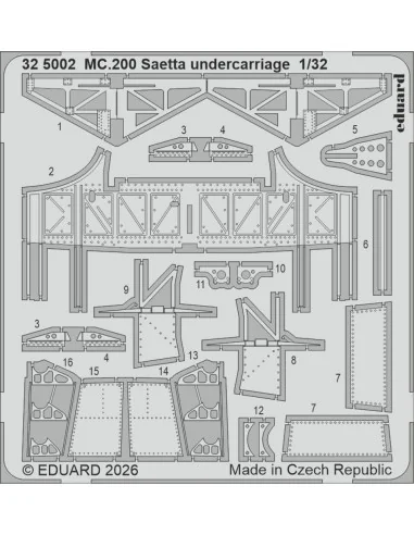 MC.200 Saetta for Italeri, 1/32 - Eduard Accessories BIG33175
