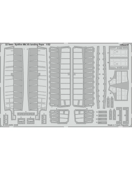 Spitfire Mk.Vb for Kotare, 1/32 - Eduard Accessories BIG33176