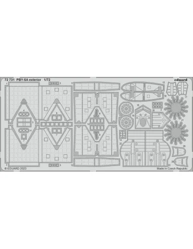 PBY-5A, 1/72 - Eduard Accessories BIG72176