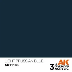 Light Prussian Blue 17ml - AK Interactive AK11186