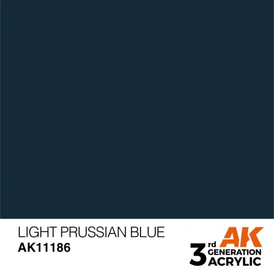 Light Prussian Blue 17ml - AK Interactive AK11186 Light Prussian Blue 17ml - AK Interactive AK11186