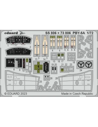 PBY-5A, 1/72 - Eduard Accessories BIG72176