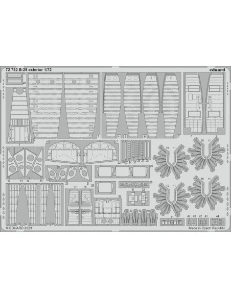 [NO_DESC] B-29, 1/72 - Eduard Accessories BIG72177