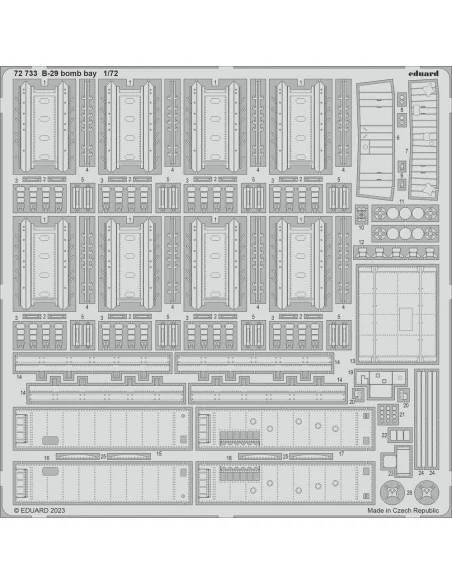 [NO_DESC] B-29, 1/72 - Eduard Accessories BIG72177