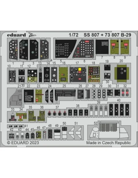 B-29, 1/72 - Eduard Accessories BIG72177