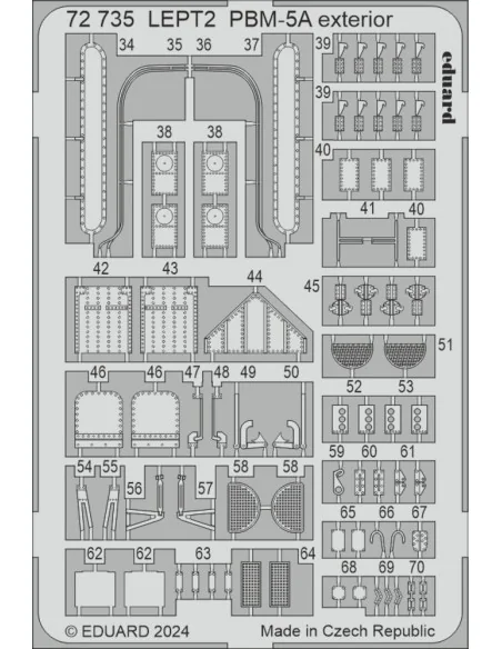 PBM-5A, 1/72 - Eduard Accessories BIG72180