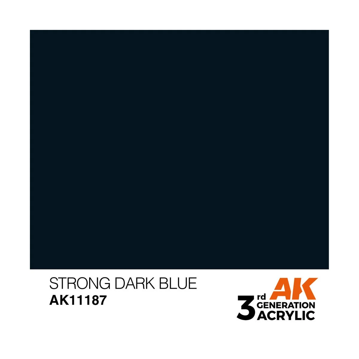 Strong Dark Blue 17ml - AK Interactive AK11187 Strong Dark Blue 17ml - AK Interactive AK11187