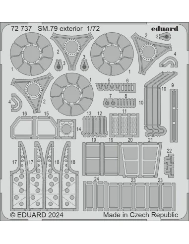 [NO_DESC] SM.79, 1/72 - Eduard Accessories BIG72181