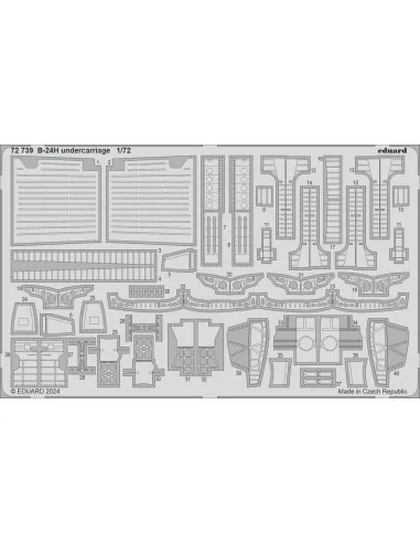 B-24H, 1/72 - Eduard Accessories BIG72183