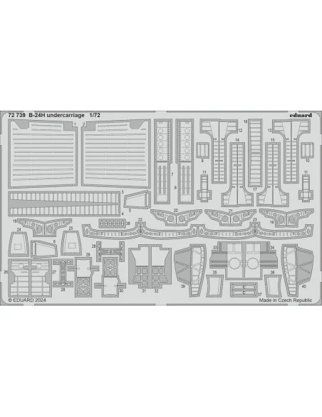 B-24H, 1/72 - Eduard Accessories BIG72183