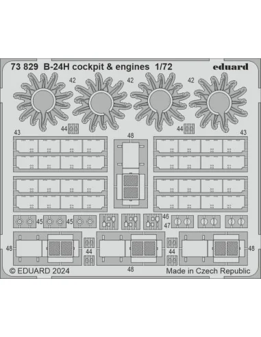 [NO_DESC] B-24H, 1/72 - Eduard Accessories BIG72183