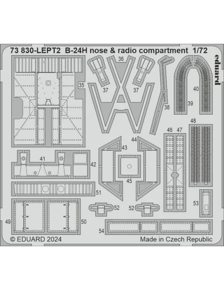 B-24H, 1/72 - Eduard Accessories BIG72183