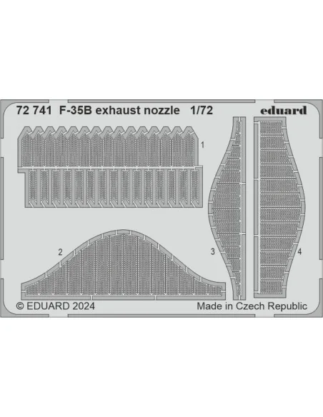 [NO_DESC] F-35B TAMIYA, 1/72 - Eduard Accessories BIG72184