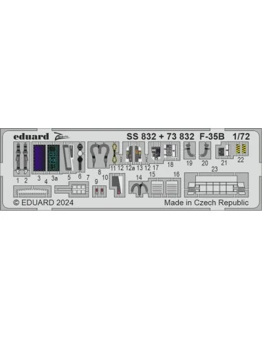 F-35B TAMIYA, 1/72 - Eduard Accessories BIG72184