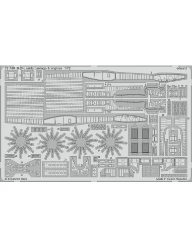 [NO_DESC] B-24J for Hasegawa, 1/72 - Eduard Accessories BIG72187