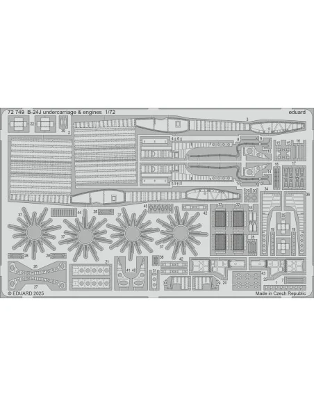 B-24J for Hasegawa, 1/72 - Eduard Accessories BIG72187