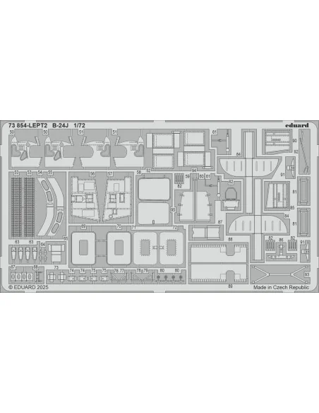 [NO_DESC] B-24J for Hasegawa, 1/72 - Eduard Accessories BIG72187