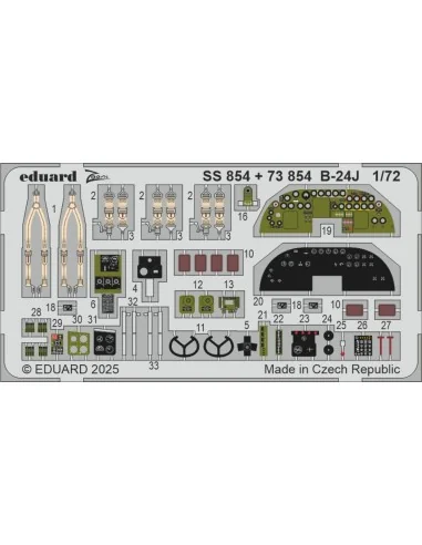 B-24J for Hasegawa, 1/72 - Eduard Accessories BIG72187