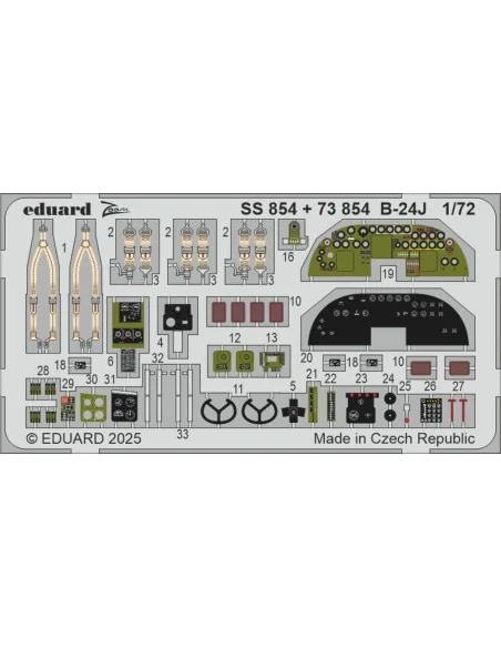 B-24J for Hasegawa, 1/72 - Eduard Accessories BIG72187