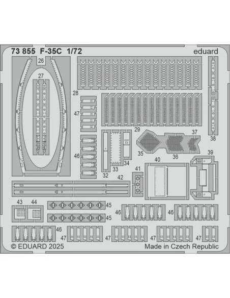 [NO_DESC] F-35C for Tamiya, 1/72 - Eduard Accessories BIG72188