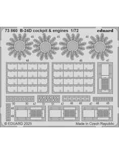 B-24D part I for Airfix, 1/72 - Eduard Accessories BIG72189