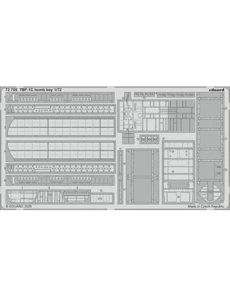 TBF-1C for Hobby Boss, 1/72 - Eduard Accessories BIG72191
