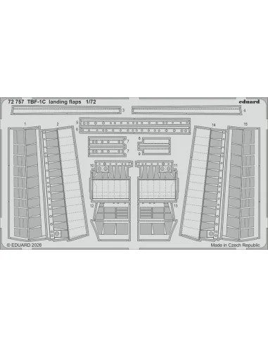 [NO_DESC] TBF-1C for Hobby Boss, 1/72 - Eduard Accessories BIG72191