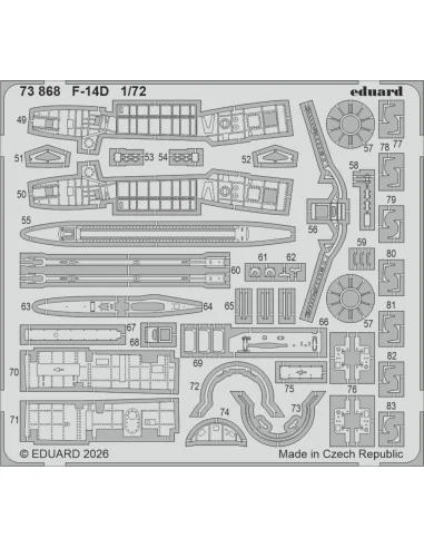 [NO_DESC] F-14D for Tamiya, 1/72 - Eduard Accessories BIG72193