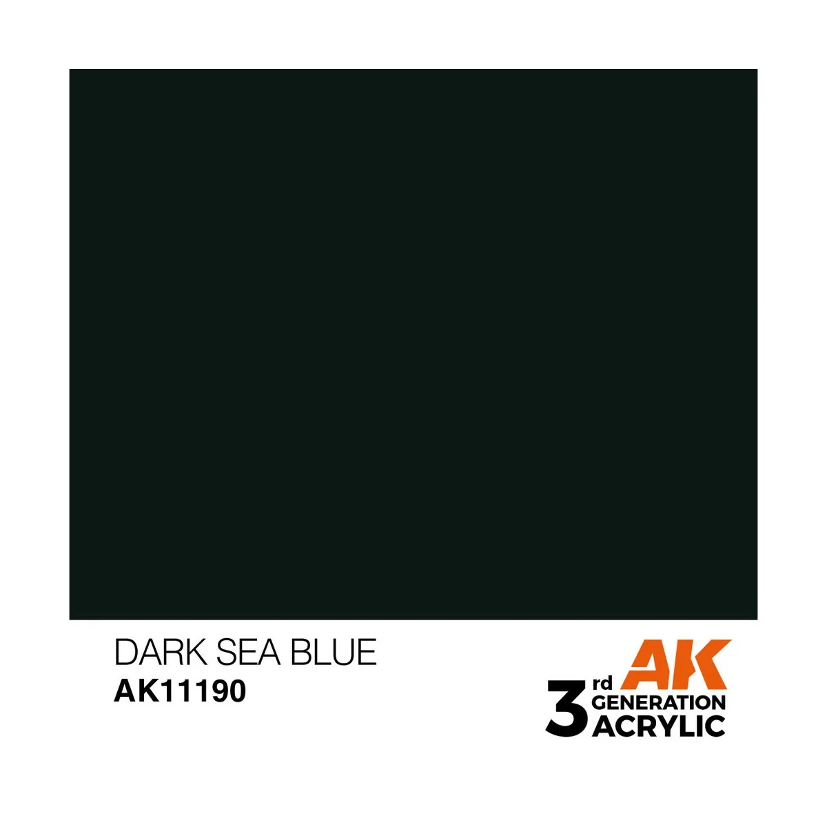 Dark Sea Blue 17ml - AK Interactive AK11190 Dark Sea Blue 17ml - AK Interactive AK11190