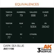 Dark Sea Blue 17ml - AK Interactive AK11190 Dark Sea Blue 17ml - AK Interactive AK11190
