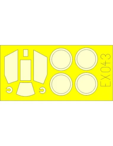 Hs 129B for HASEGAWA/HOBBY 2000, 1/48 - Eduard Accessories BIG49322