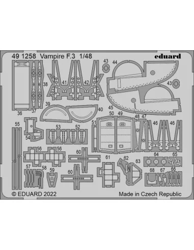 [NO_DESC] Vampire F.3, 1/48 - Eduard Accessories BIG49328