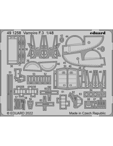 [NO_DESC] Vampire F.3, 1/48 - Eduard Accessories BIG49328