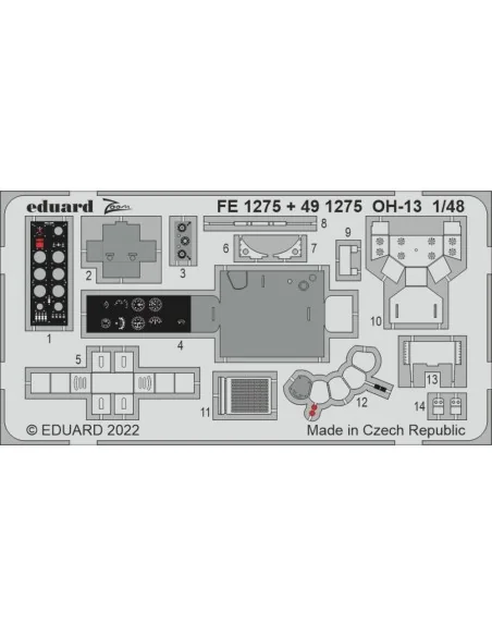 OH-13, 1/48 - Eduard Accessories BIG49336