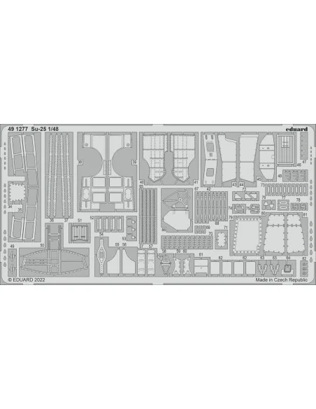 Su-25, 1/48 - Eduard Accessories BIG49337