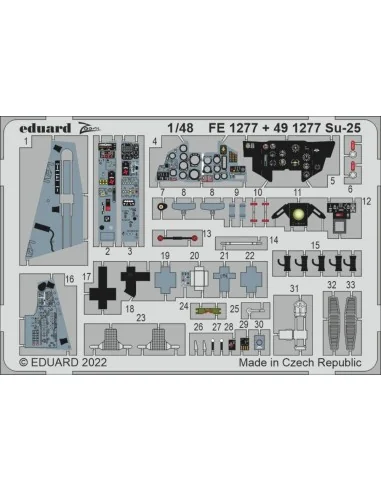 [NO_DESC] Su-25, 1/48 - Eduard Accessories BIG49337