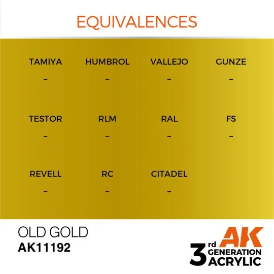 Old Gold 17ml - AK Interactive AK11192