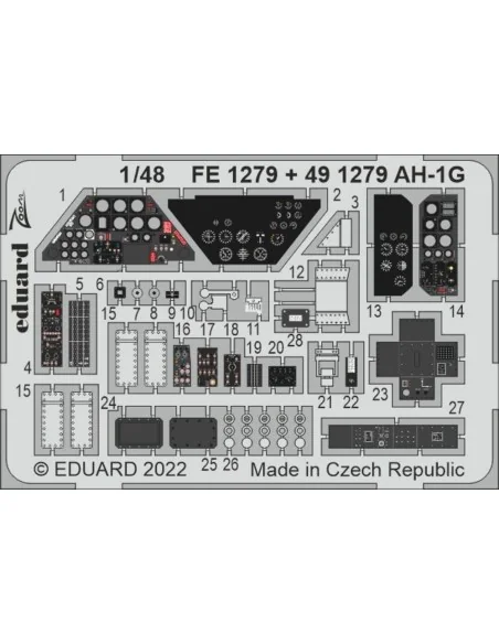 AH-1G, 1/48 - Eduard Accessories BIG49338