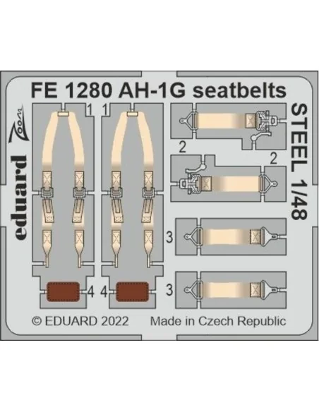 AH-1G, 1/48 - Eduard Accessories BIG49338