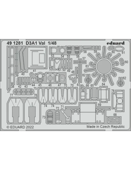 D3A Val, 1/48 - Eduard Accessories BIG49339