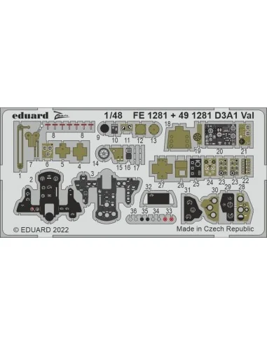 D3A Val, 1/48 - Eduard Accessories BIG49339