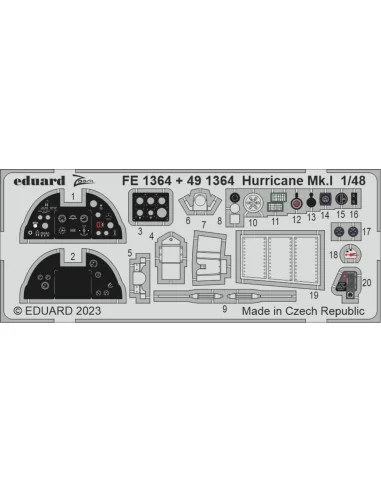 Hurricane Mk.I 1/48 HOBBY BOSS, 1/48 - Eduard Accessories BIG49380