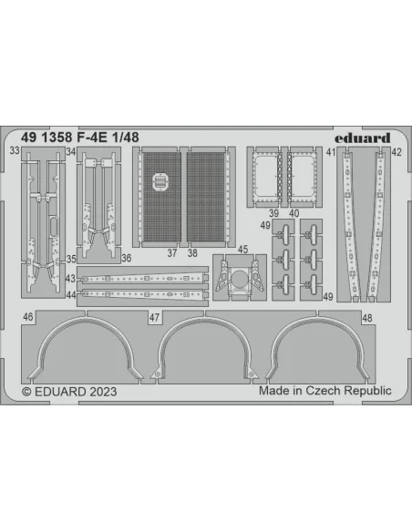 F-4E 1/48 MENG, 1/48 - Eduard Accessories BIG49382