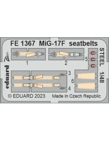 MiG-17F 1/48 AMMO, 1/48 - Eduard Accessories BIG49383
